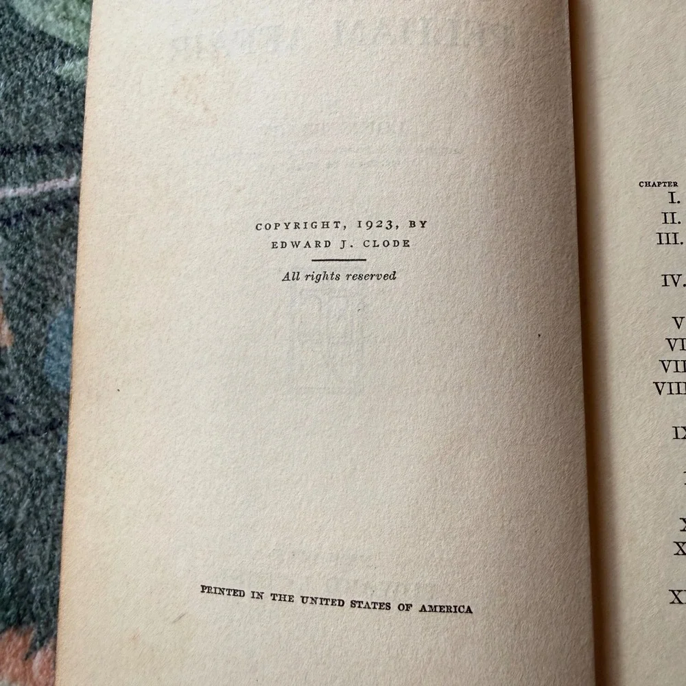 The‎ Pelham Affair by Louis Tracy 1923 Hardcover Edward J. Clode Vintage Mystery